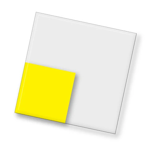 Color Code - Yellow Square Tile - Replacement Part ONLY