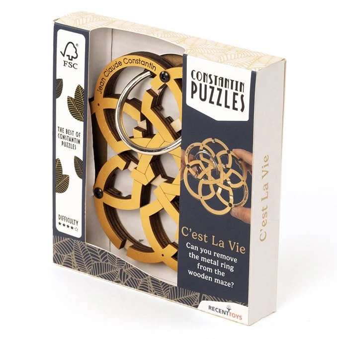 Constantin C'est La Vie - The Original Wooden Maze Game from Recent Toys - Fun for Ages 14+ - Image 3