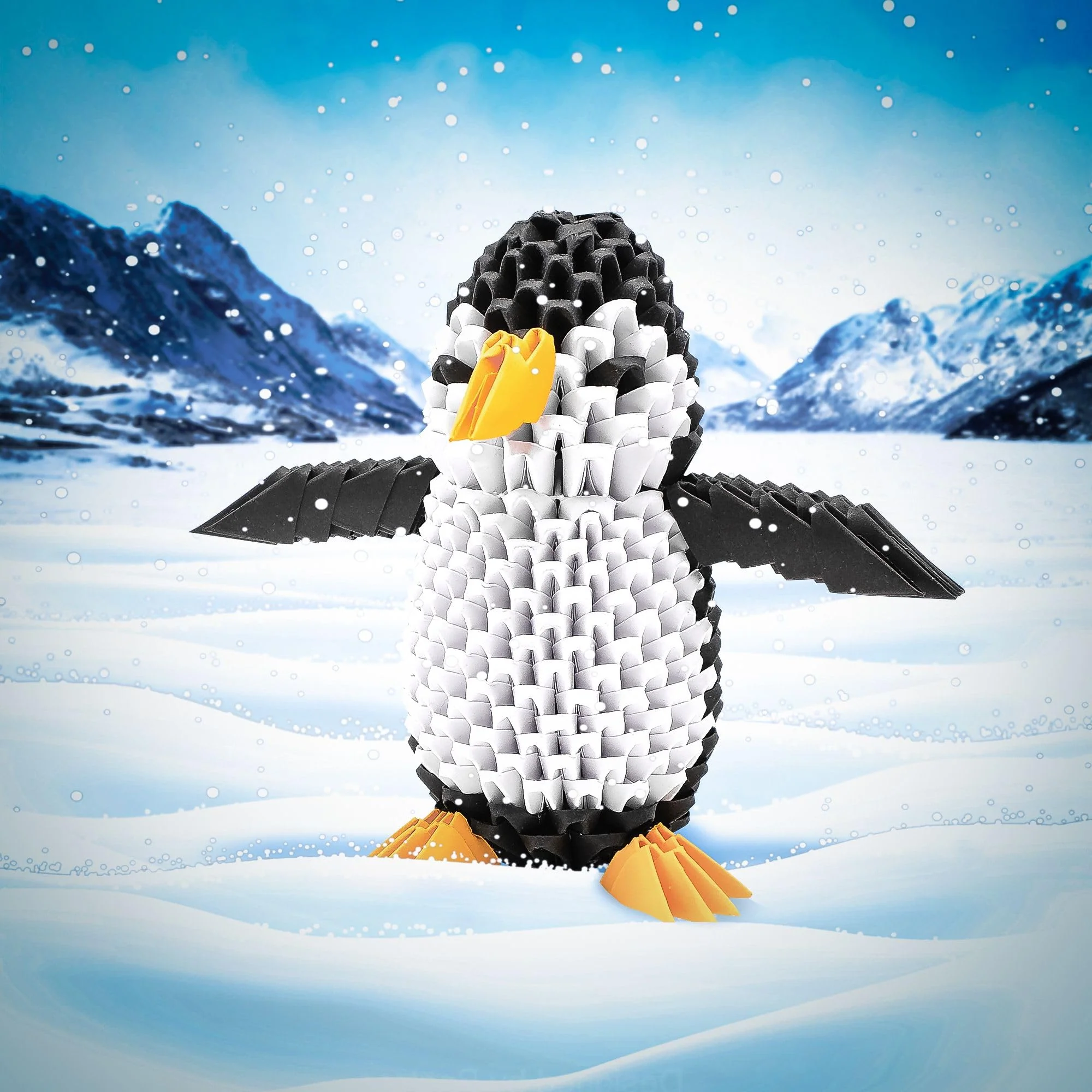 Creagami Penguin Origami Set: A 463-piece 3D Paper Crafting Kit for Ages 7+ - Image 4