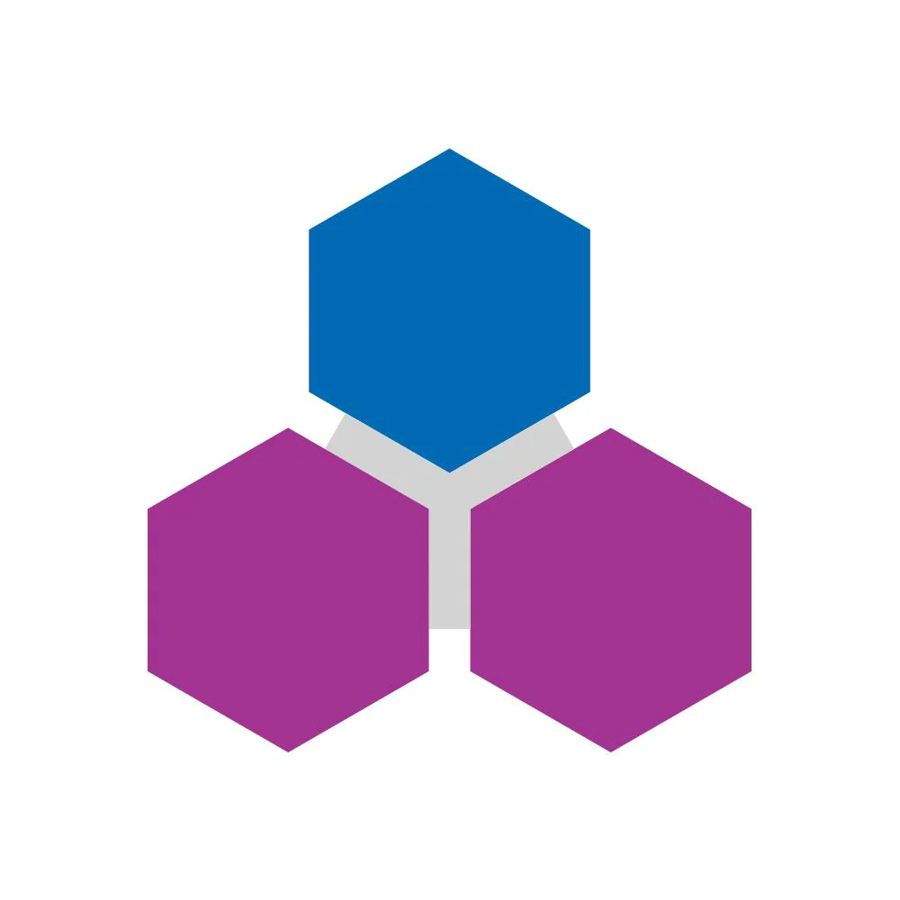 Genius Gems - Purple Blue 3 Piece - Replacement Part ONLY