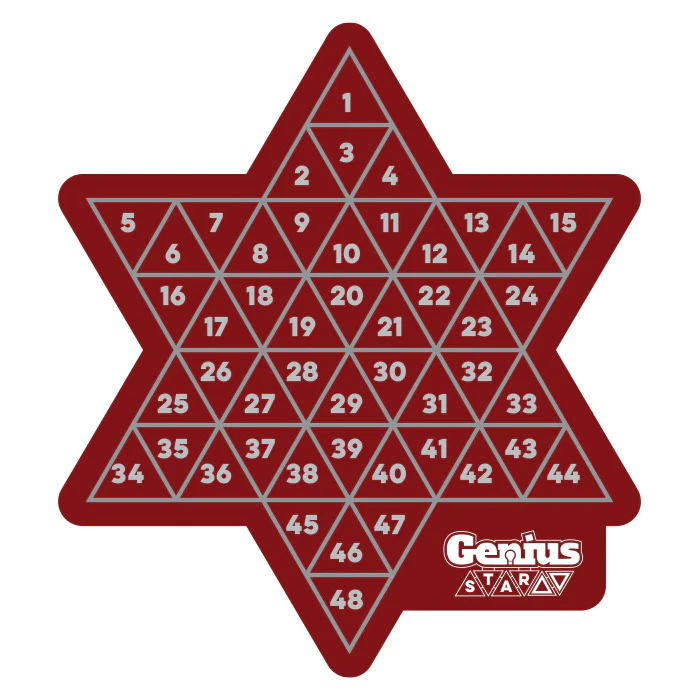 Genius Star - Burgundy Game Board - Replacement Part ONLY