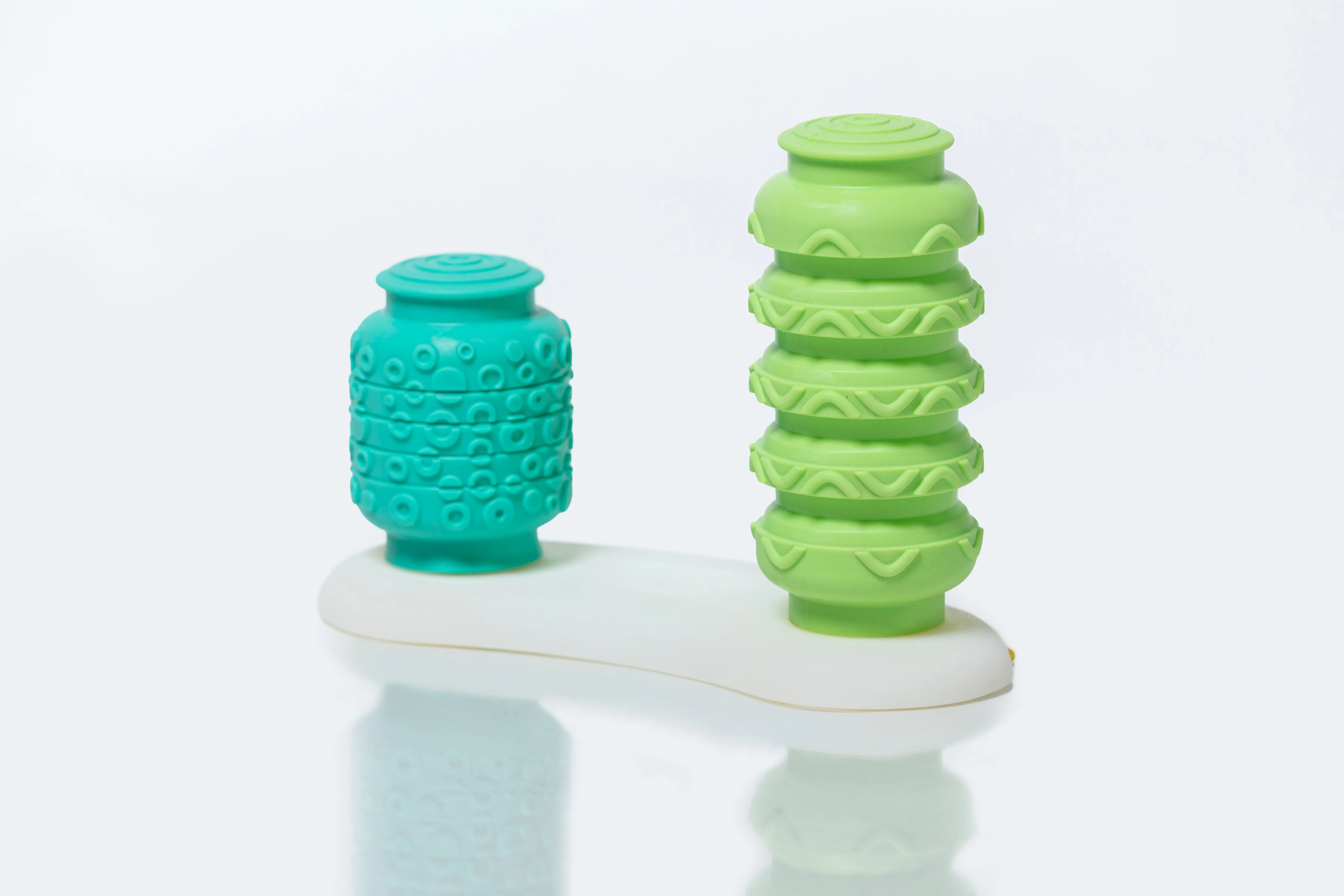 Krumples BOP & POP – Sensory Silicone Baby Toy for Ages 6 Months+ | Food-Grade Silicone | Develops Motor Skills | Squish, Push & Pop Fun - Image 2