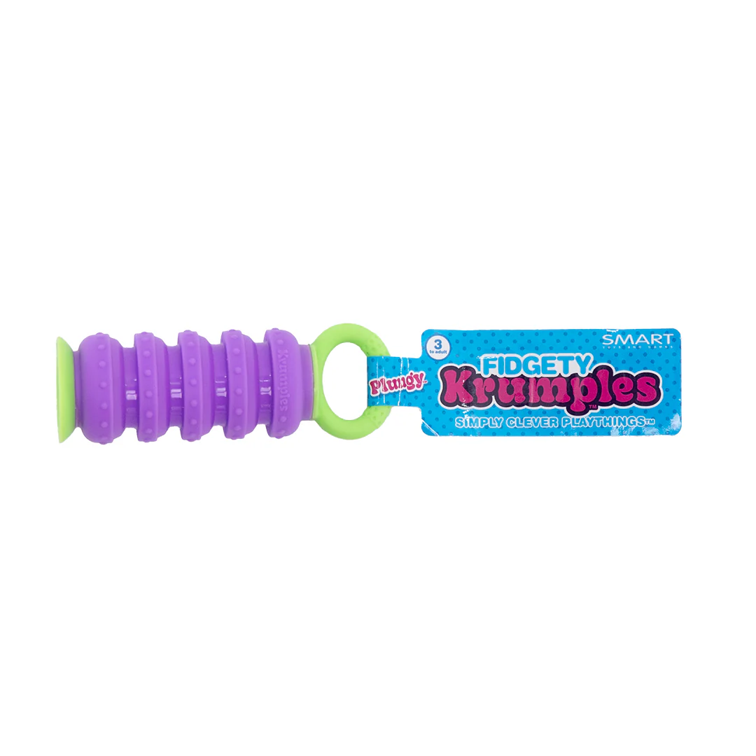 Krumples Fidget Plungys - 6 PACK - Finger Size Fidget Fun for Ages 1+ Made from Food Grade Silicone! - Image 5
