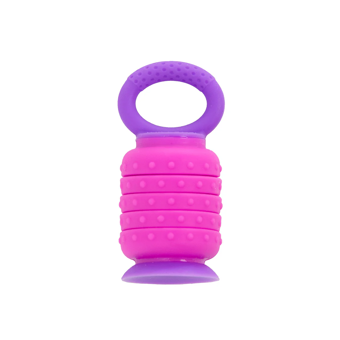 Krumples Plungy PINK - Ridiculously Fun Playthings for Ages 1 - 99 Made from Food Grade Silicone! - Image 4