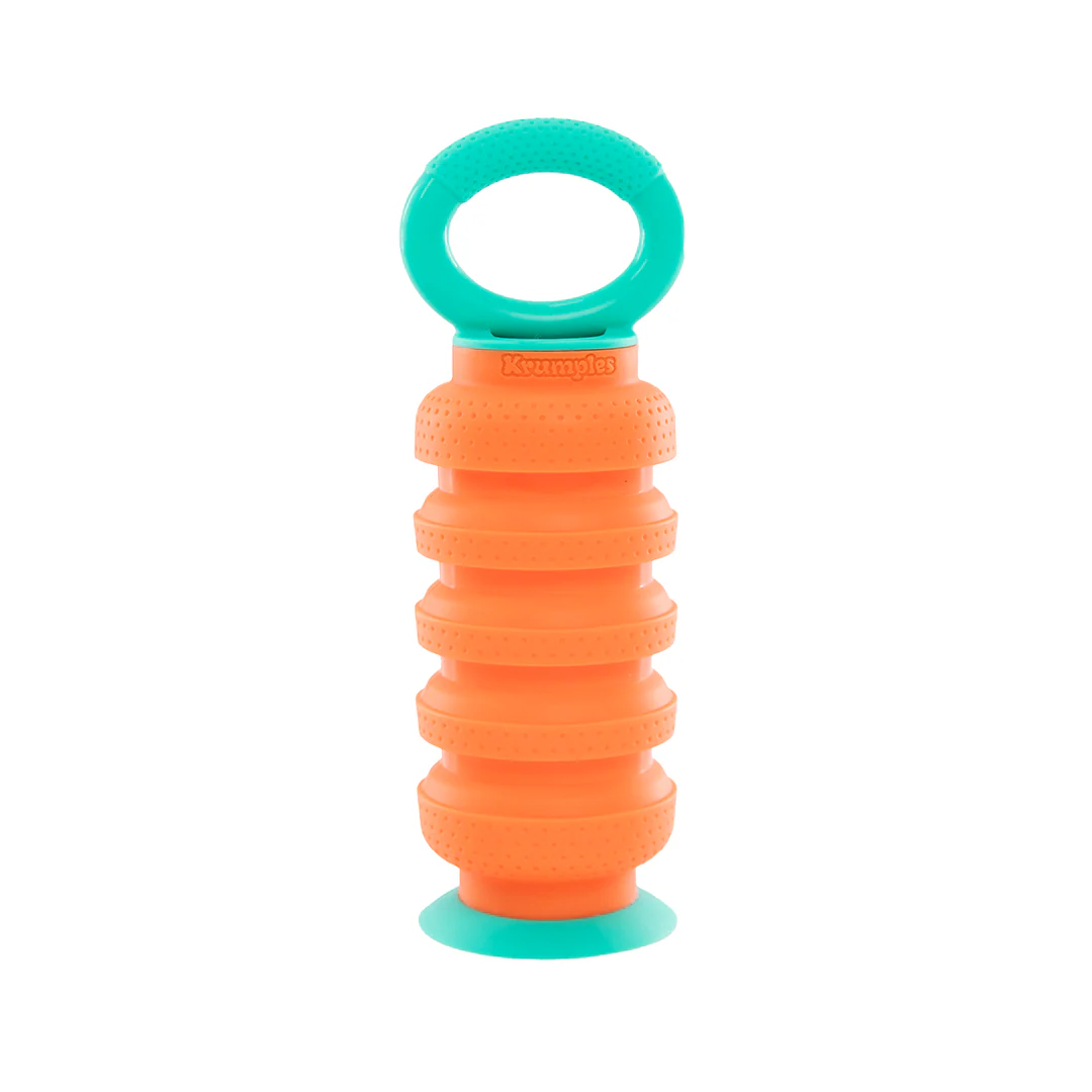 Krumples Plungy ORANGE - Ridiculously Fun Playthings for Ages 1 - 99 Made from Food Grade Silicone! - Image 4