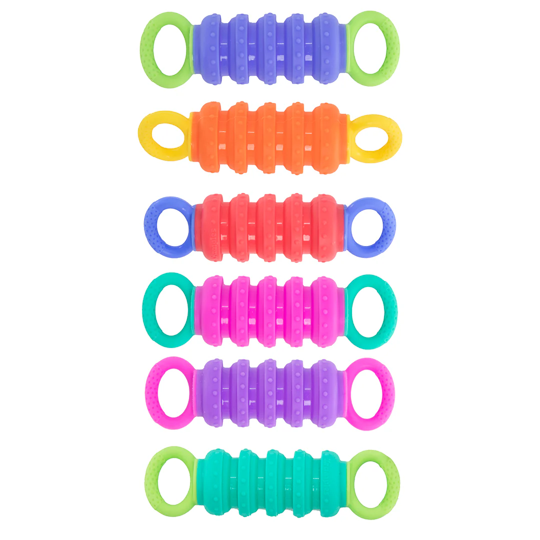 Krumples Fidget Pullys - 6 PACK - Finger Size Fidget Fun for Ages 1+ Made from Food Grade Silicone! - Image 3