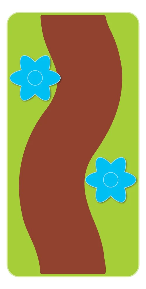 Little Red Riding Hood - Blue Flower - Replacement Part ONLY