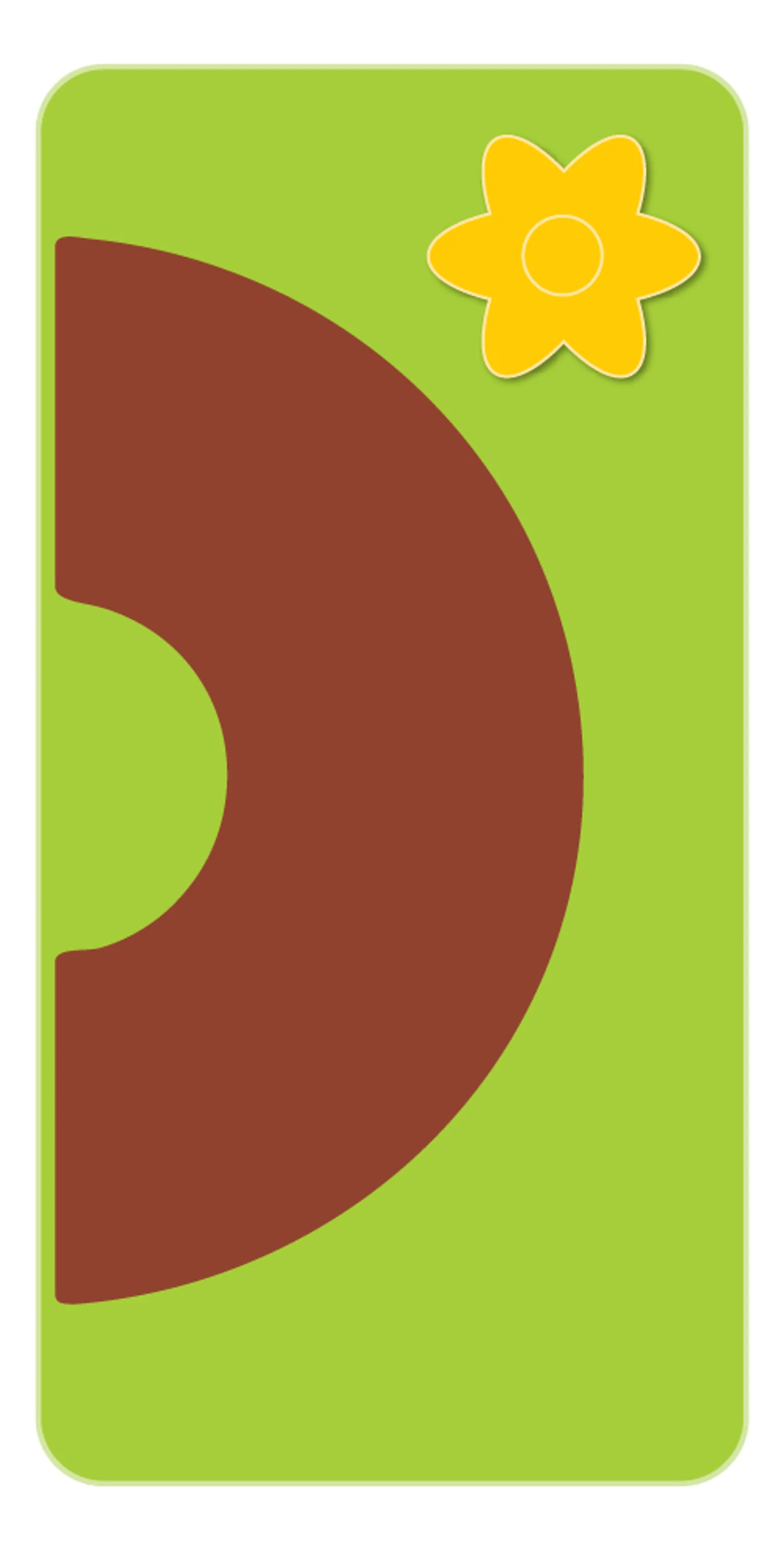 Little Red Riding Hood - Yellow Flower Path - Replacement Part ONLY