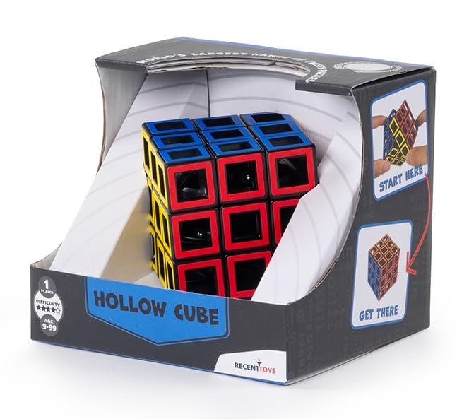 Meffert's Hollow Cube - The Original 3x3 Transparent Cube Brainteaser Puzzle from Recent Toys - Travel Friendly Fun for Ages 9+ - Image 3