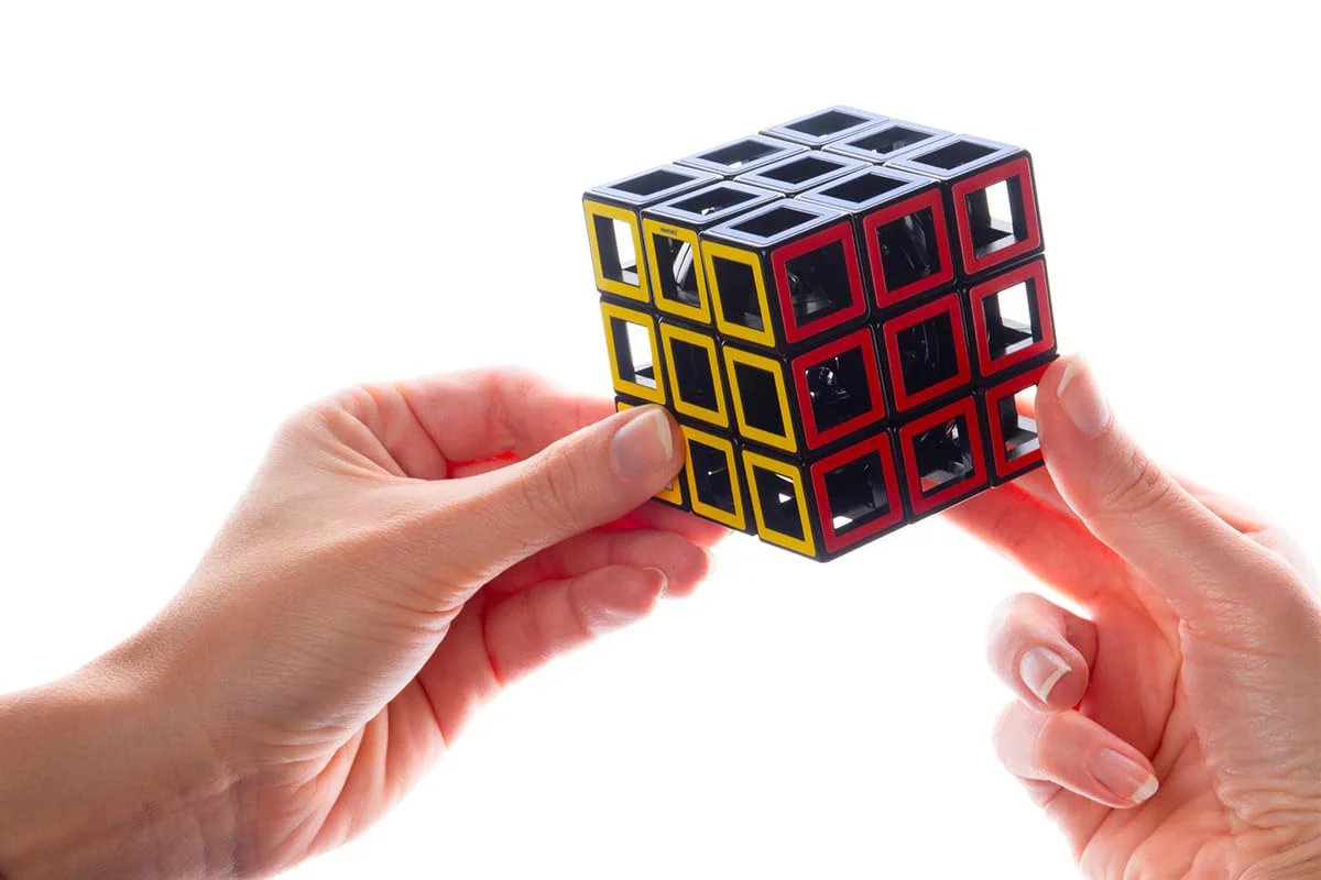 Meffert's Hollow Cube - The Original 3x3 Transparent Cube Brainteaser Puzzle from Recent Toys - Travel Friendly Fun for Ages 9+ - Image 7