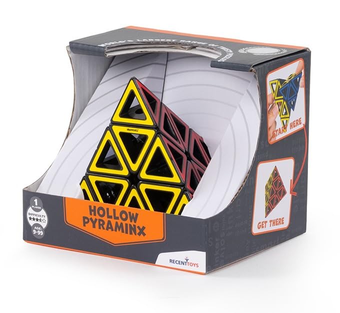 Meffert's Hollow Pyraminx - The Original Transparent Tetrahedron Brainteaser Puzzle from Recent Toys - Travel Friendly Fun for Ages 9+ - Image 3