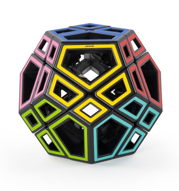 Meffert's Hollow Skewb Ultimate - The Original Transparent 12-Faced Brainteaser Puzzle from Recent Toys - Travel-Friendly Fun for Ages 9+ - Image 4
