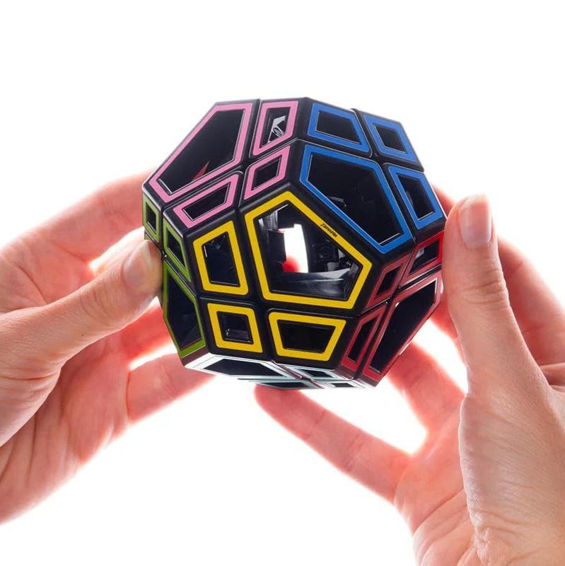 Meffert's Hollow Skewb Ultimate - The Original Transparent 12-Faced Brainteaser Puzzle from Recent Toys - Travel-Friendly Fun for Ages 9+ - Image 7