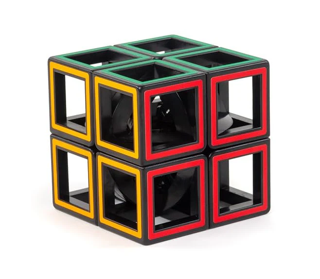 Meffert's Hollow Two by Two - The Original Transparent 2 x 2 Cube Brainteaser Puzzle - Travel Friendly Fun for Ages 9+ - Image 5