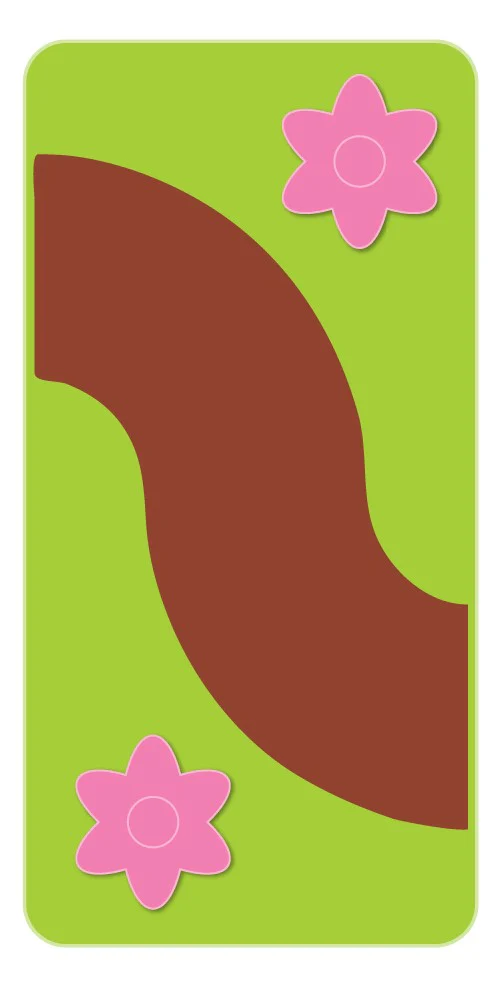 Little Red Riding Hood - Pink Flower Path - Replacement Part ONLY