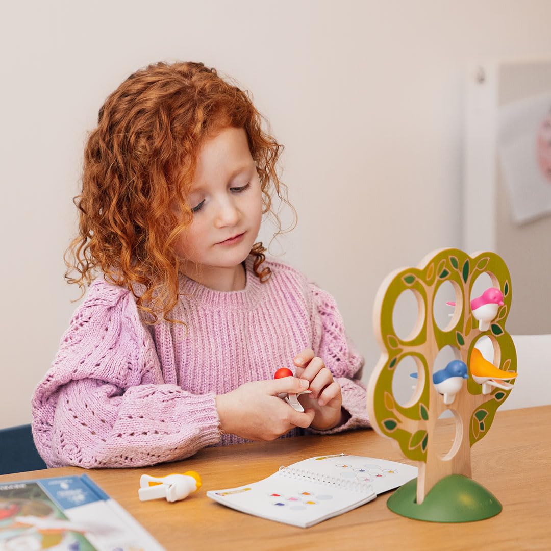 5 Little Birds Wooden Deduction Game for Ages 5 - Adult with 60 Challenges - Image 8