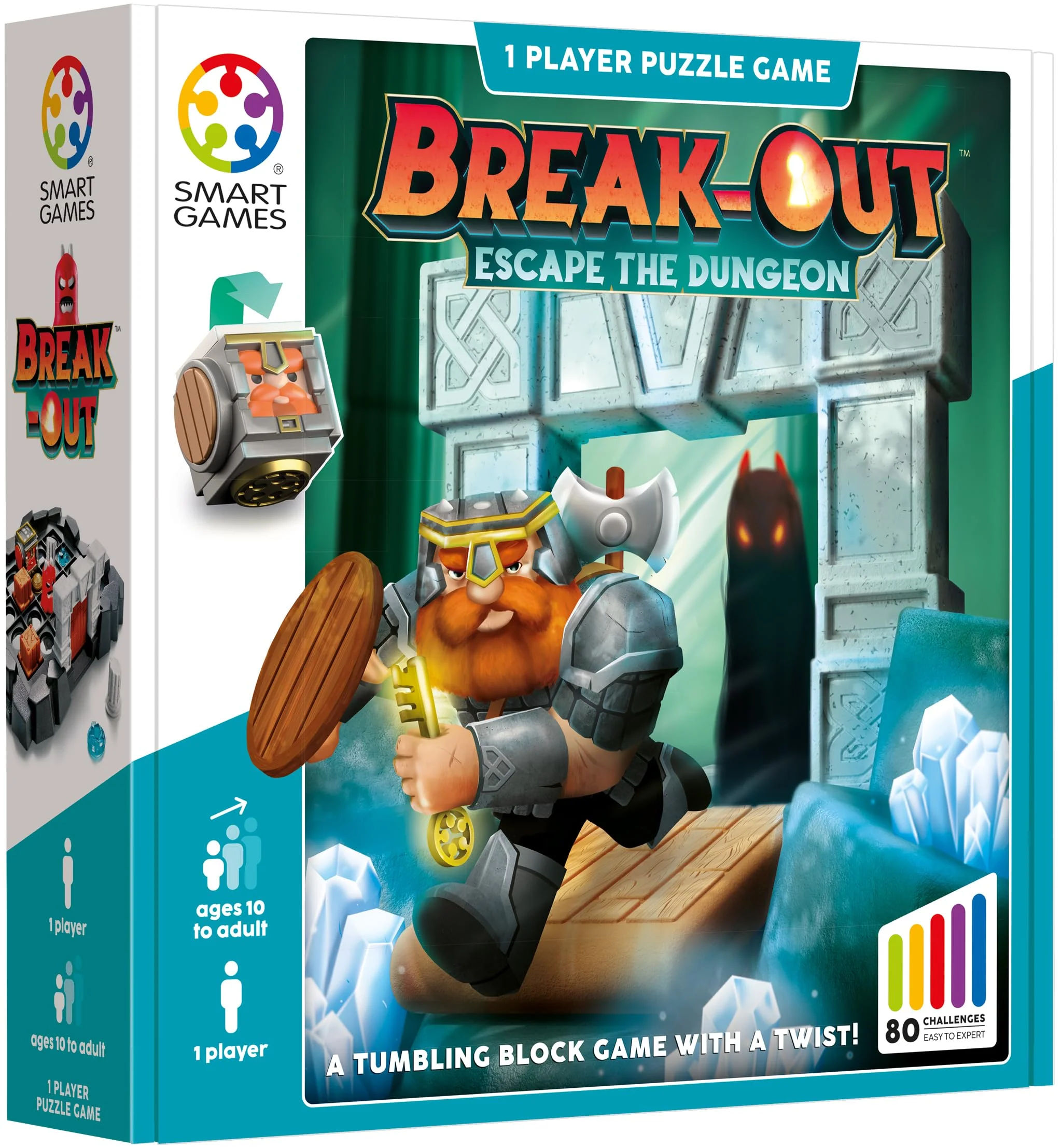 Break-Out: A Rolling, Tumbling Block Escape Game with 80 Challenges for Ages 10+ - Image 3