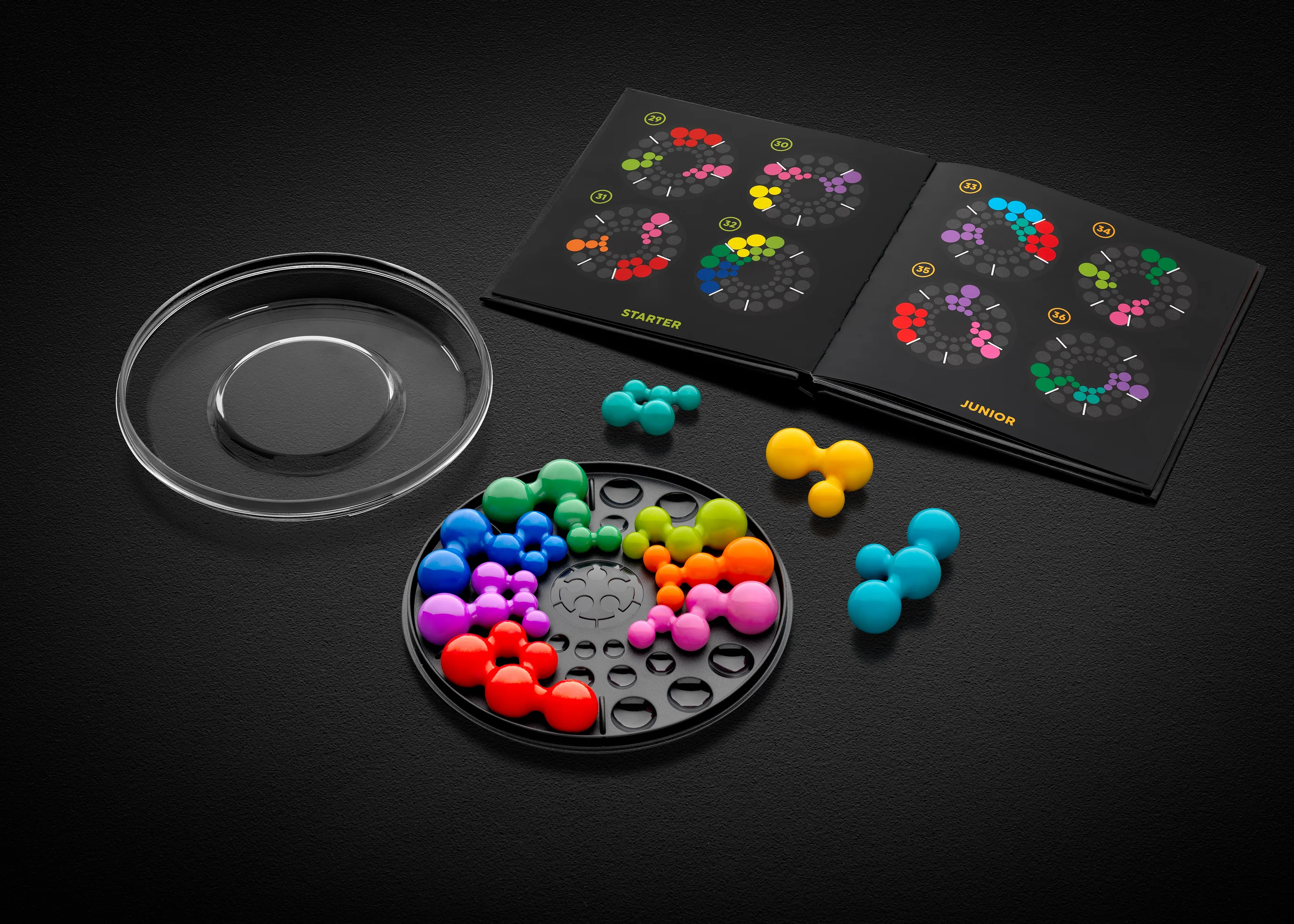 SmartGames IQ Deluxe: Circle - 120 Challenges Featuring a Deluxe Travel Case for Ages 14 - Adult - Image 3