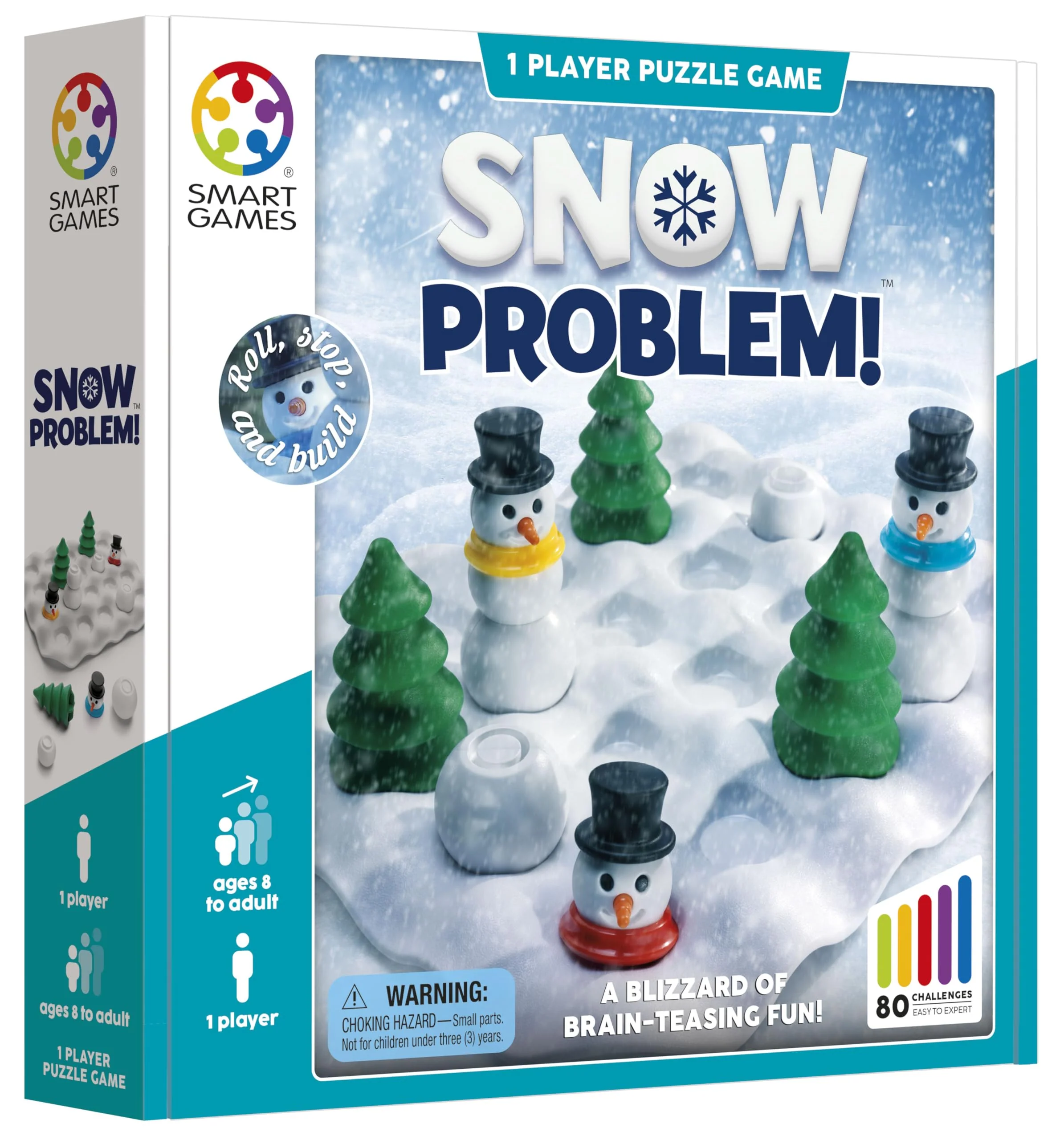 SmartGames Snow Problem β Logic Puzzle Game with 80 Challenges for Ages 8 to Adult - Image 5