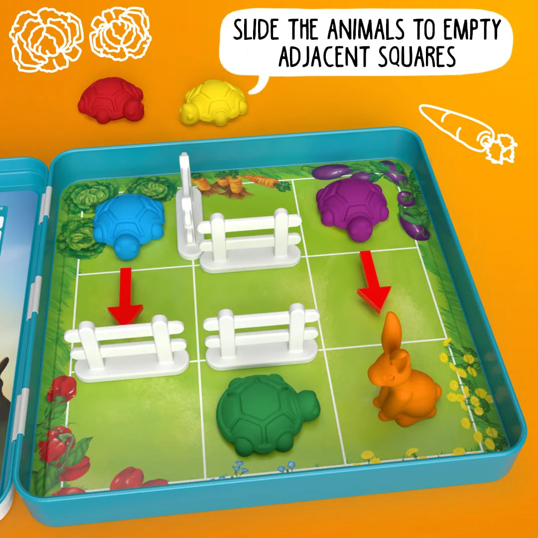 Turtle Tactics Metal Box Travel Game with 48 Challenges for Ages 5+ - Image 13