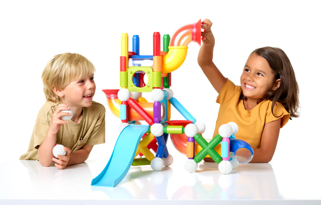 SmartMax Mega Ball Run 71-pieces Dynamic STEM Magnetic Building Set for Ages 3+ - Image 7
