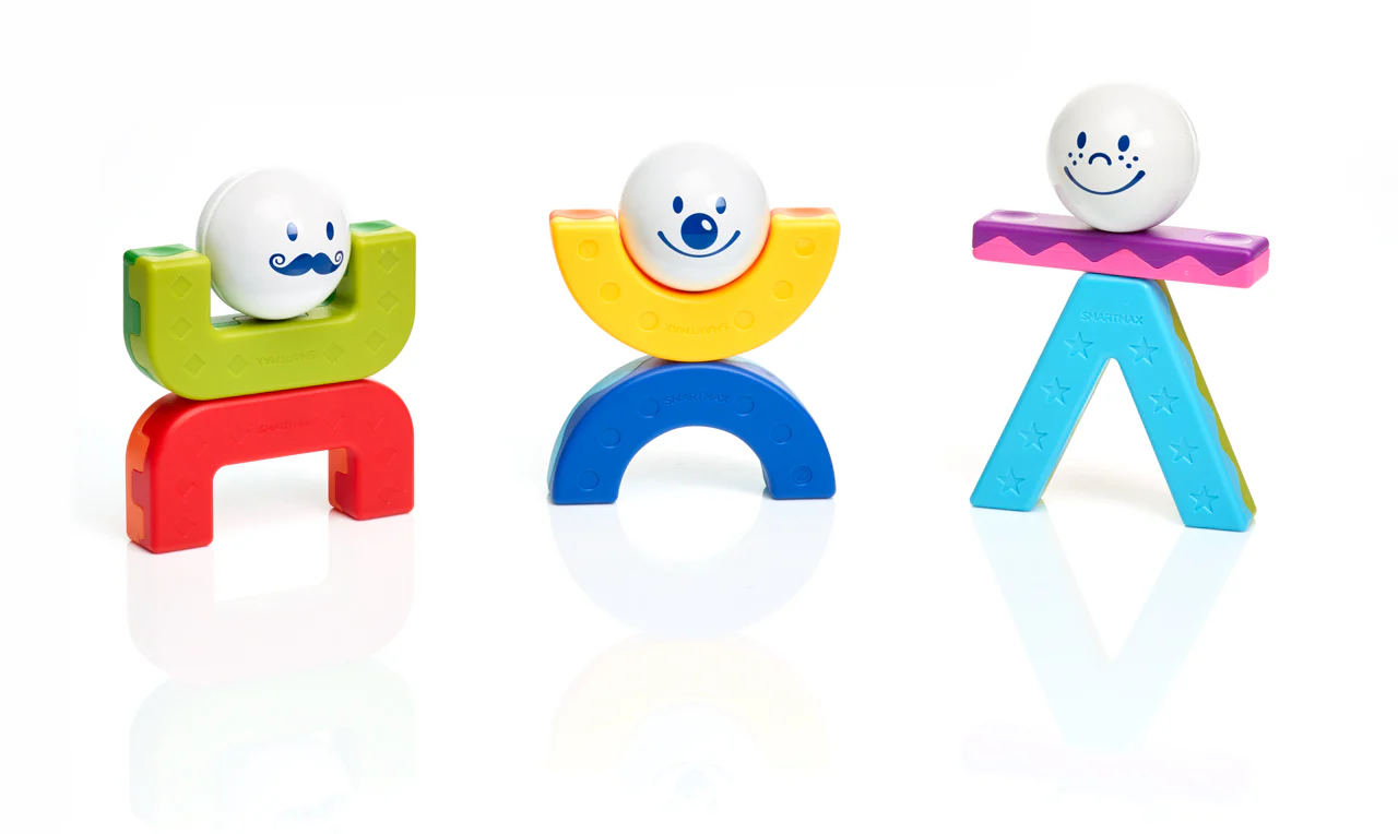 SmartMax My First Acrobats STEM Magnetic Toy with Building Challenges for Ages 1.5 - 5 - Image 7