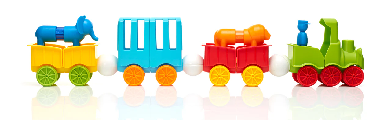 SmartMax My First Animal Train STEM Magnetic Play Set for Ages 1+ - Image 5
