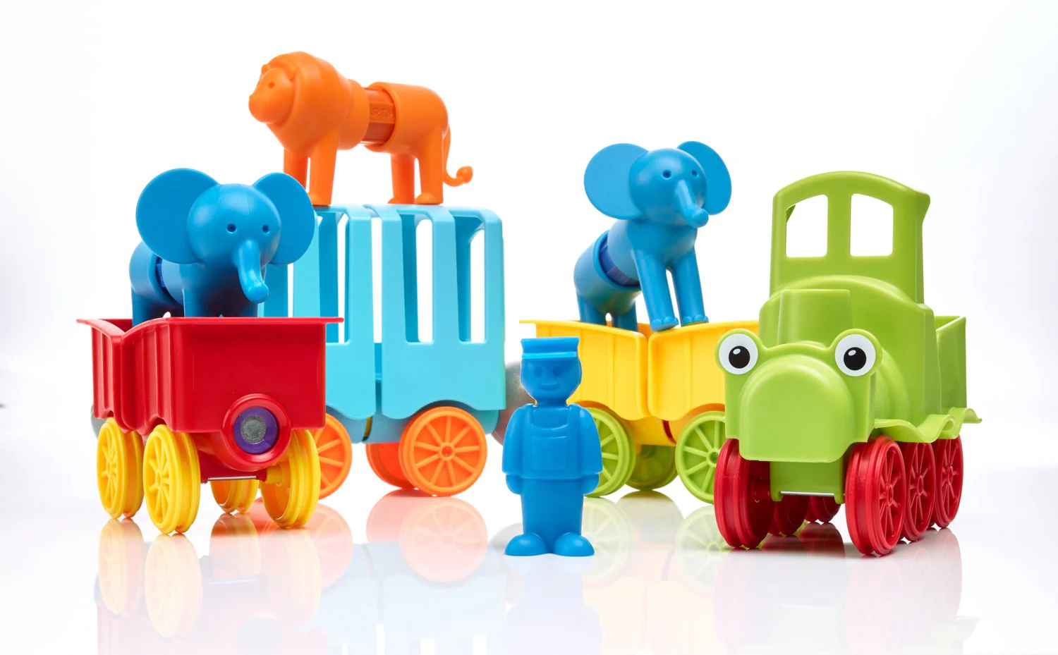 SmartMax My First Animal Train STEM Magnetic Play Set for Ages 1+ - Image 6
