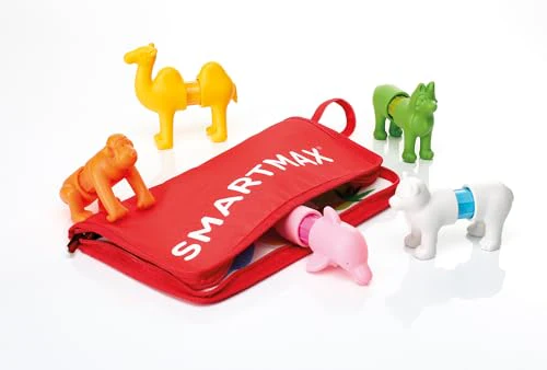 SmartMax My First Animals Around The World – Magnetic STEM Building Set for Toddlers Ages 1–5, Five Mix-and-Match Animals and a Playmat That Doubles as a Carry Bag - Image 4