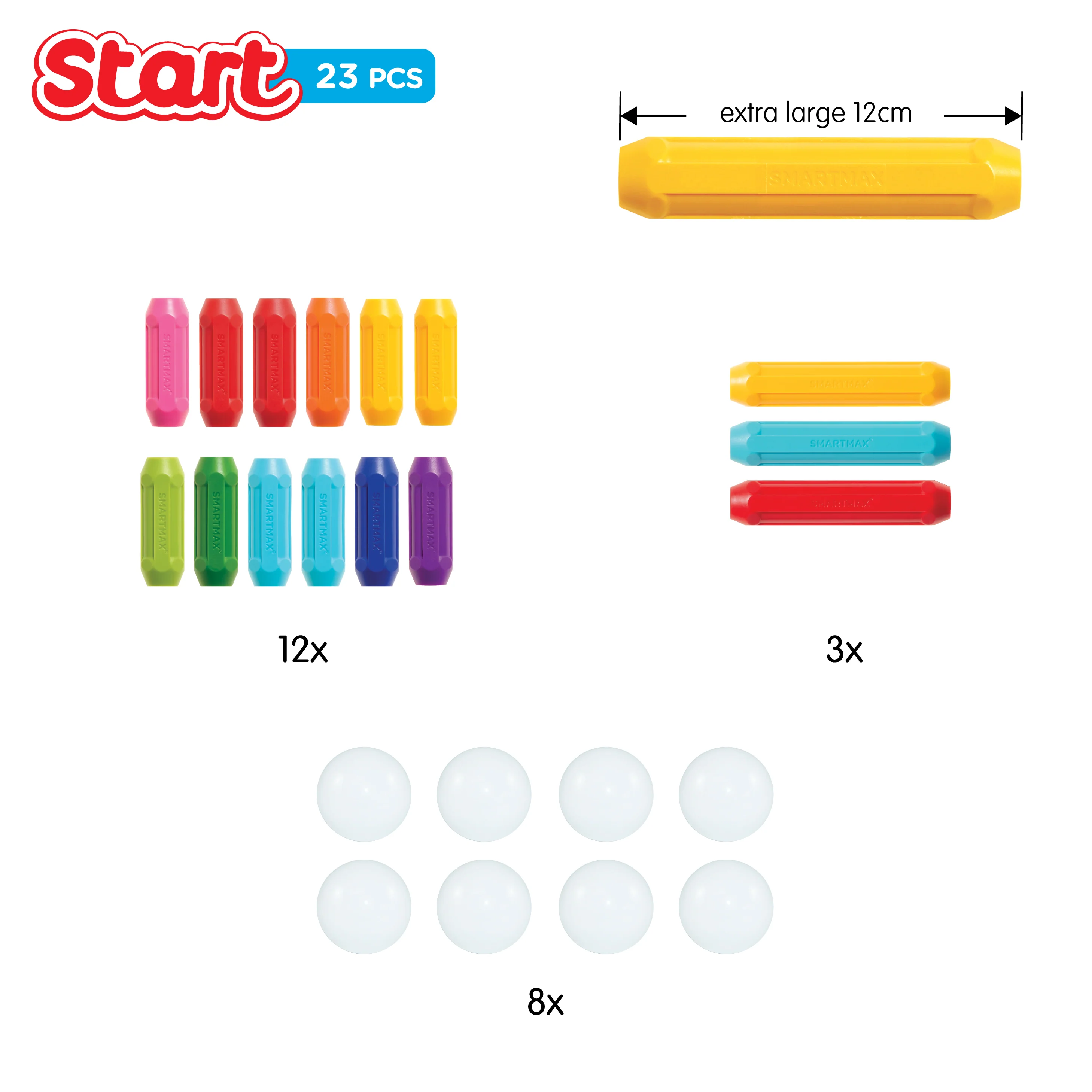 SmartMax Start 23-piece Magnetic STEM Building Set Ages 3+ - Image 4