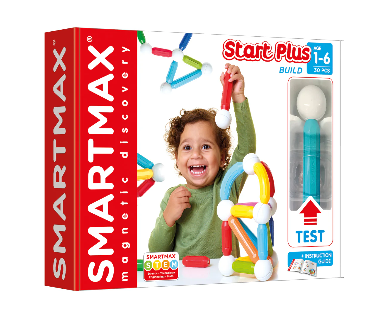 SmartMax Start 30-piece Magnetic STEM Building Set Ages 3+ - Image 3