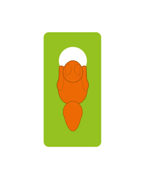 Squirrels Go Nuts! - Dark Brown Squirrel - Replacement Part ONLY