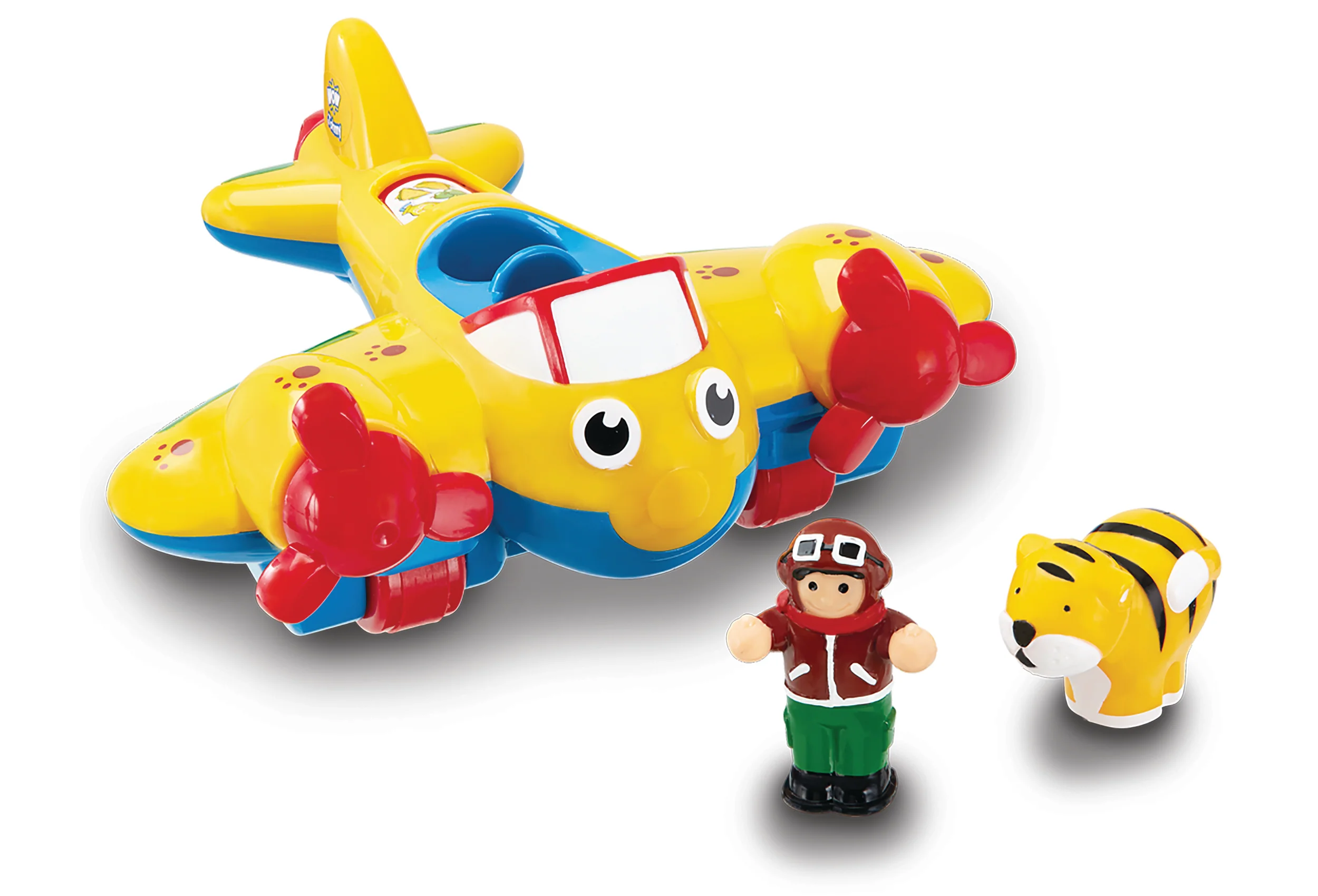 WOW Johnny Jungle Plane (3 Piece Play Set) Ages 1+ - Image 3