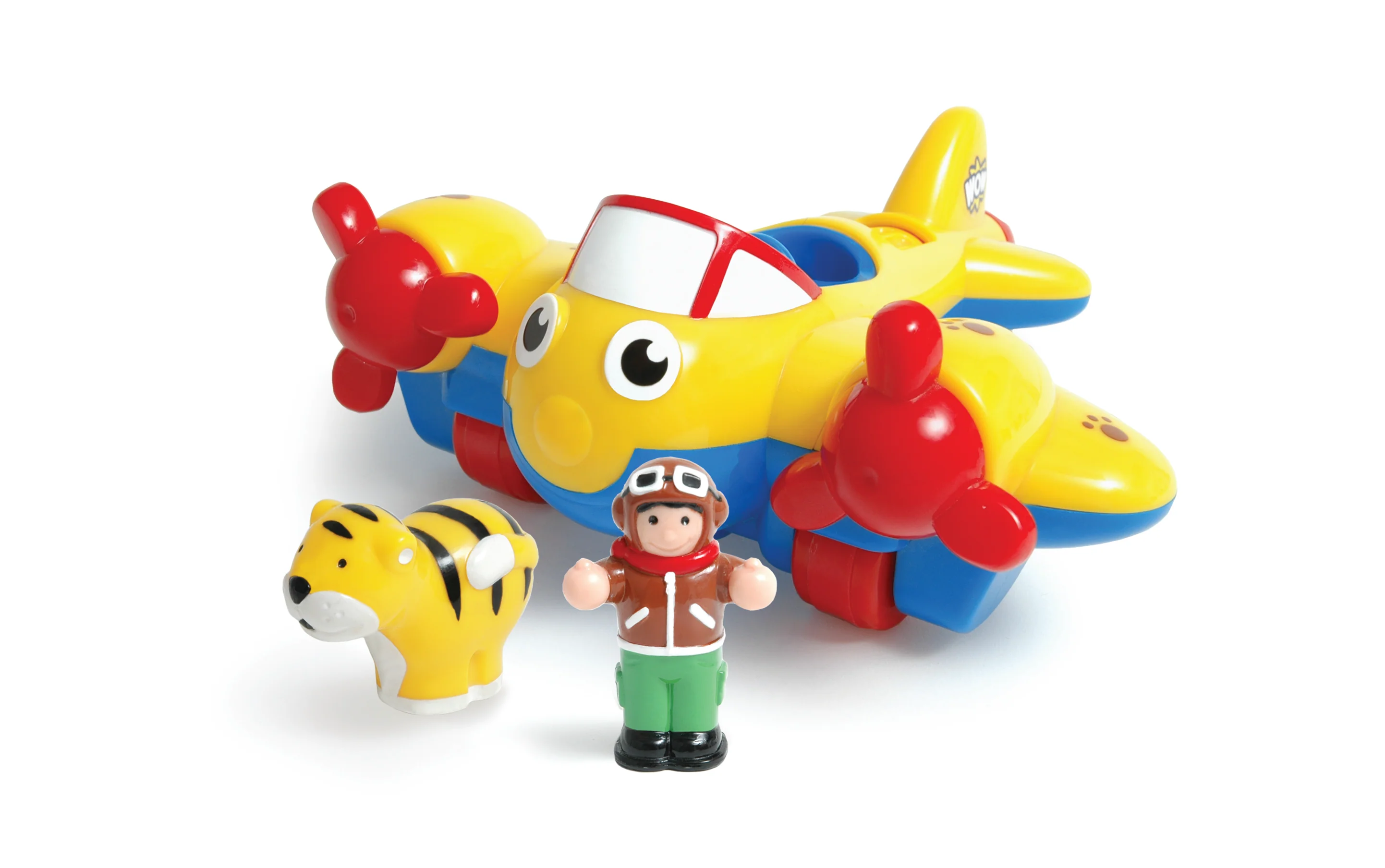 WOW Johnny Jungle Plane (3 Piece Play Set) Ages 1+ - Image 6