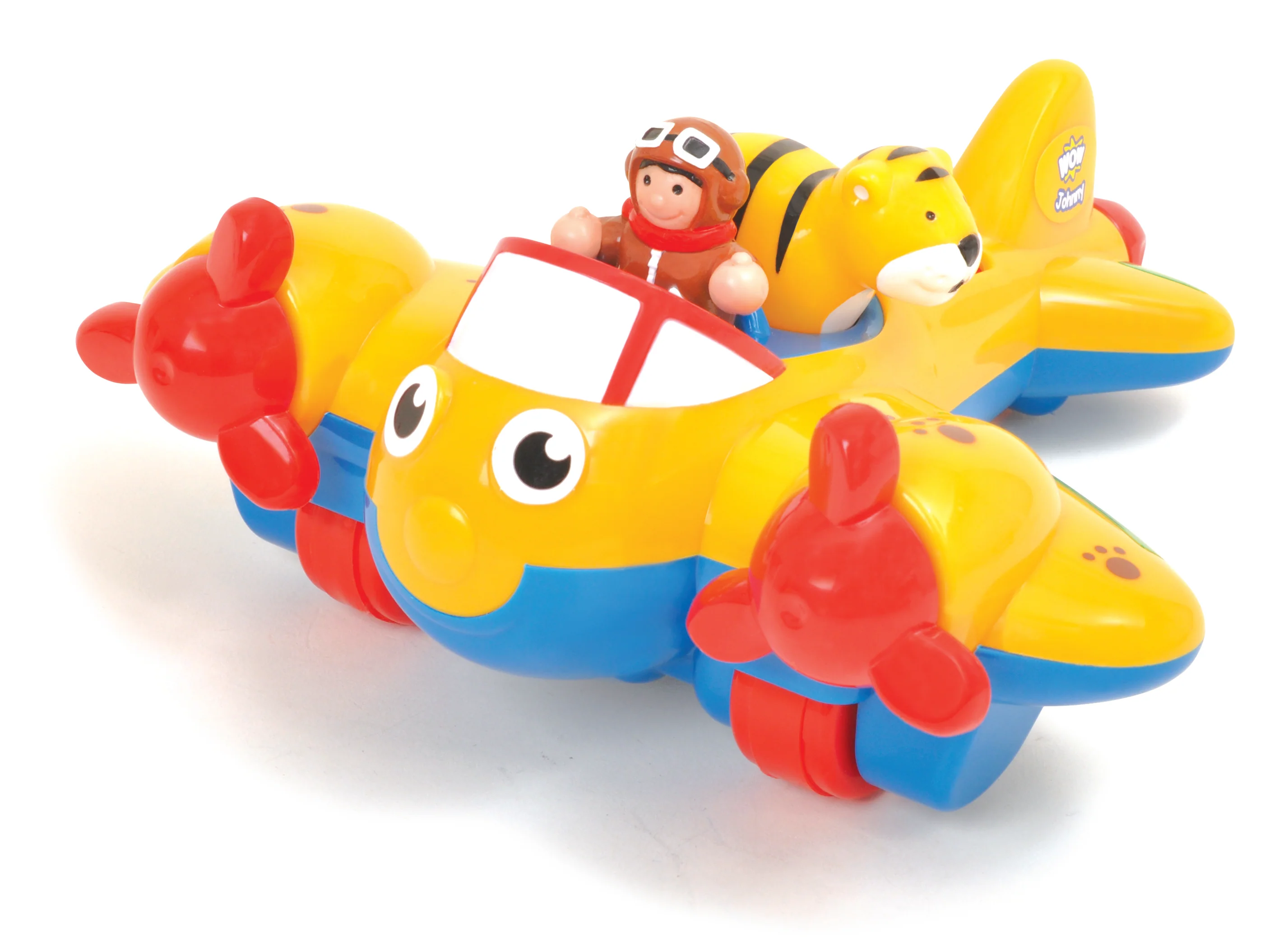WOW Johnny Jungle Plane (3 Piece Play Set) Ages 1+ - Image 7