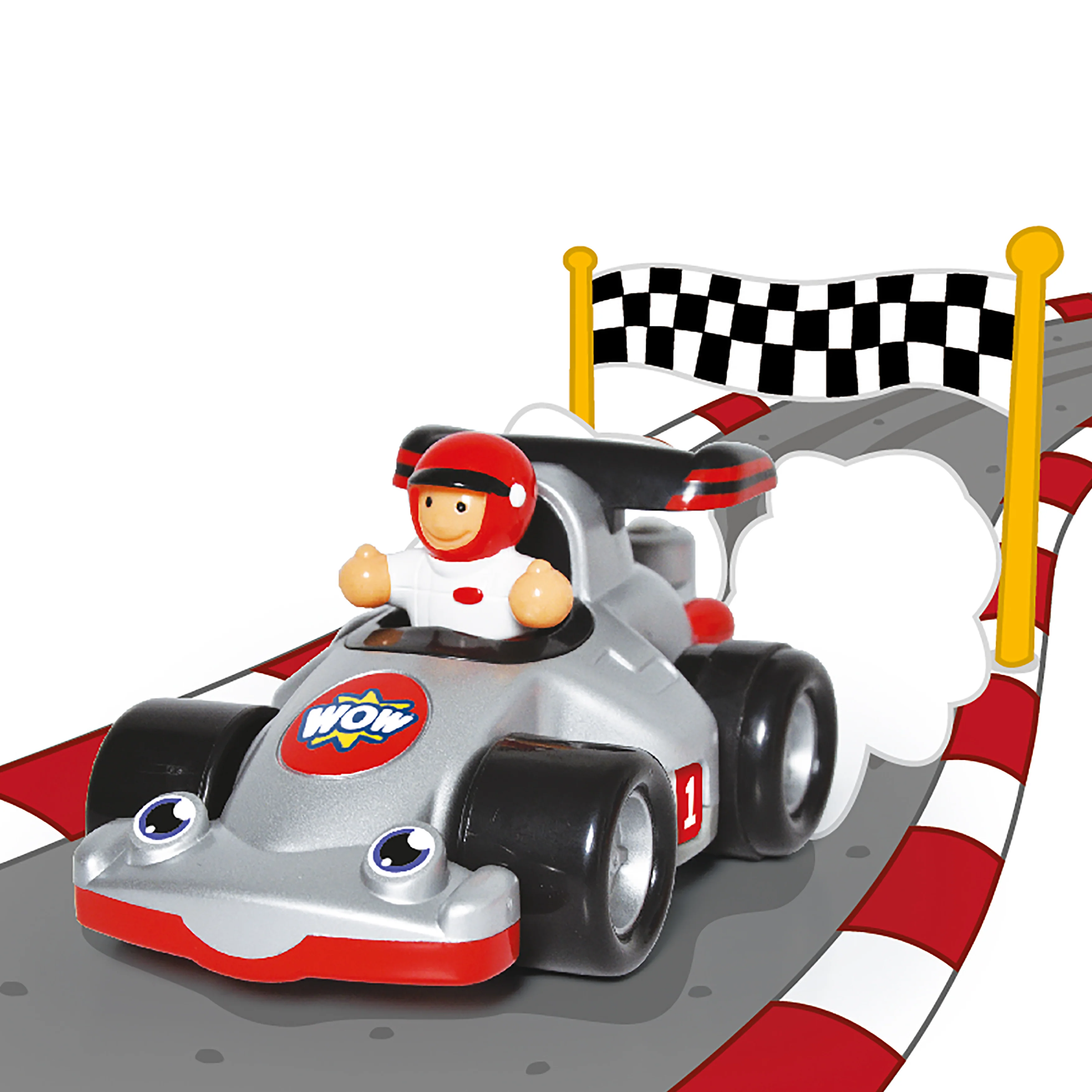 WOW Richie Race Car Playset Ages 1+ - Image 4