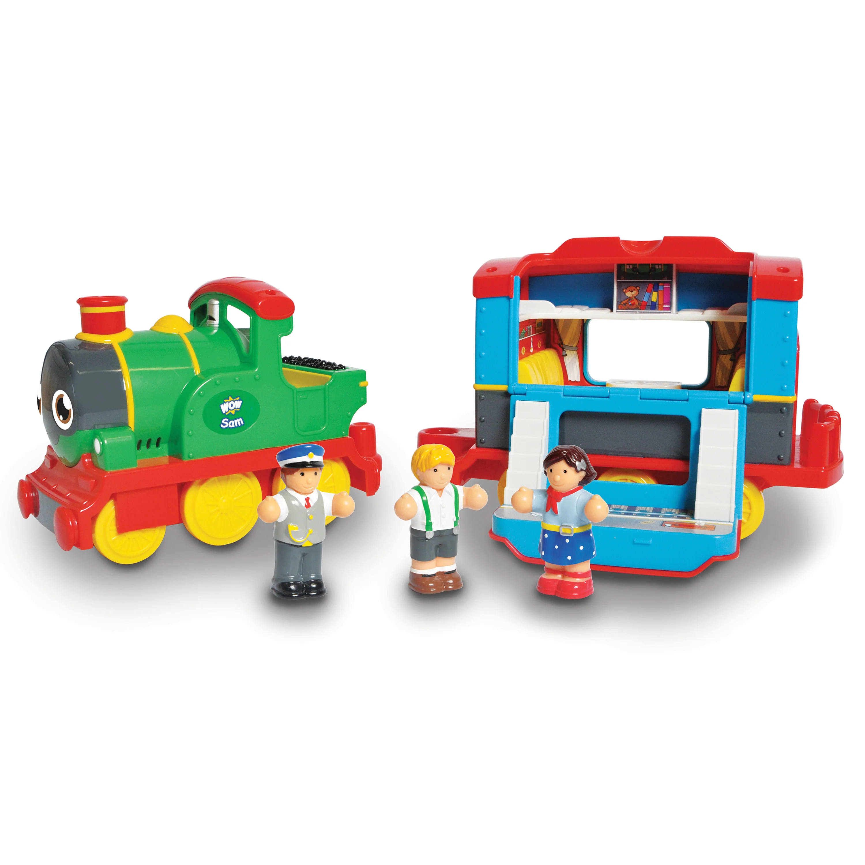 WOW Sam the Steam Train (5 Piece Play Set) Ages 1+ - Image 10