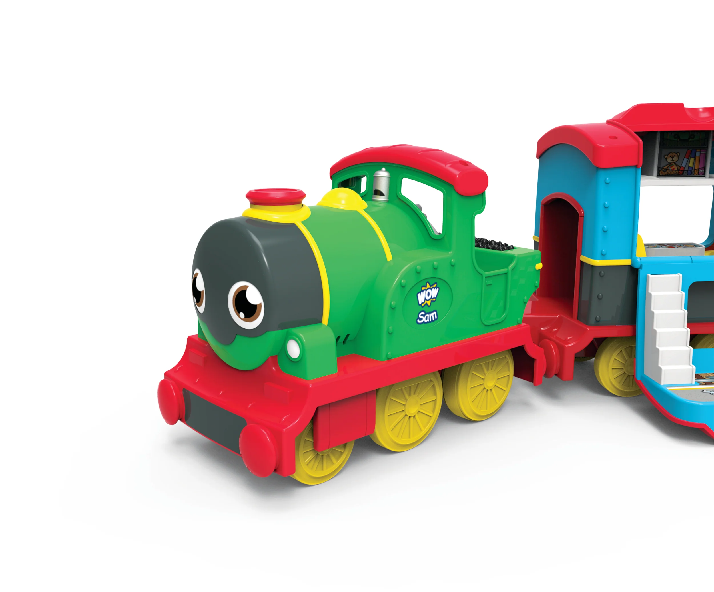 WOW Sam the Steam Train (5 Piece Play Set) Ages 1+ - Image 5