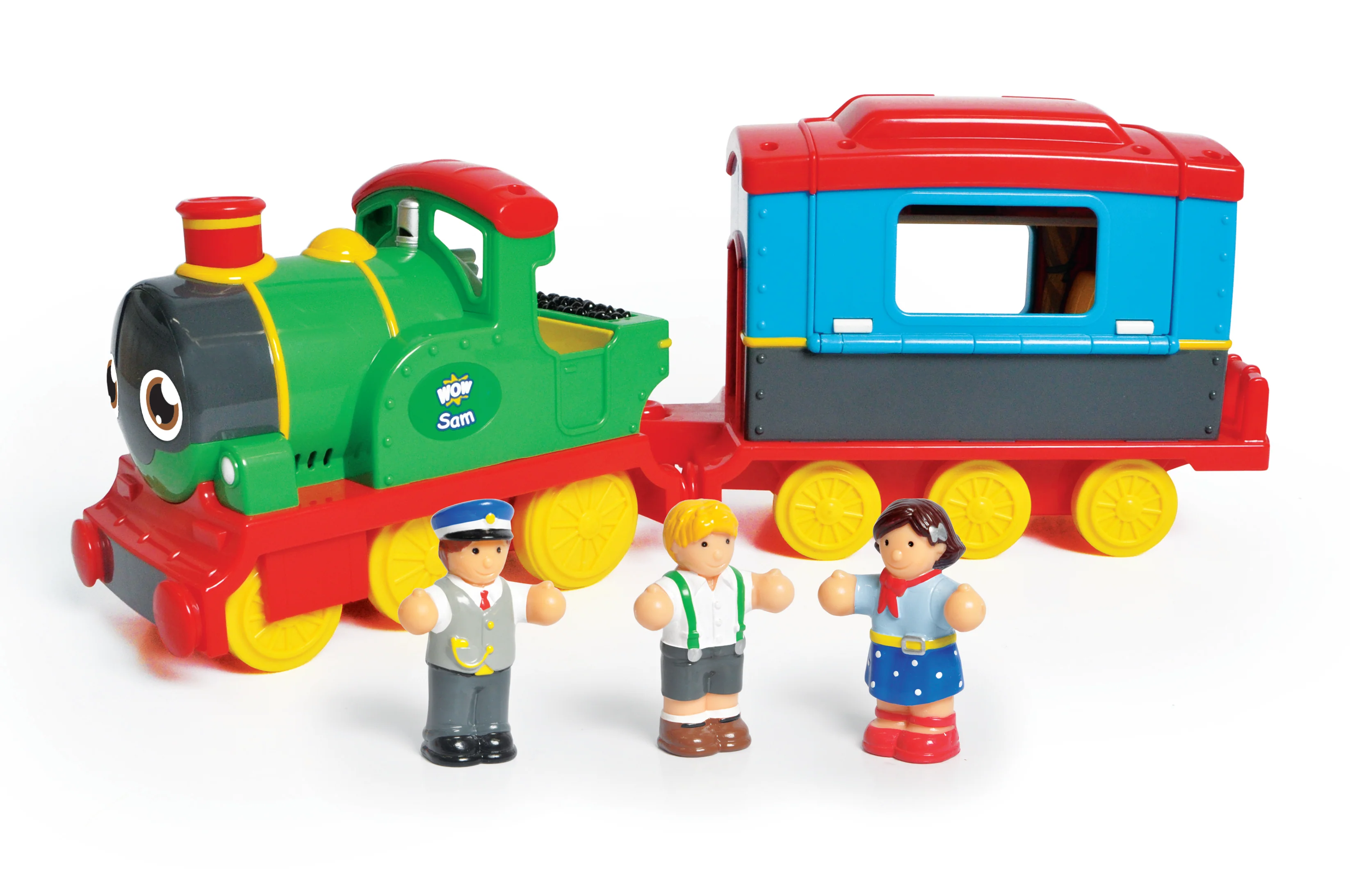WOW Sam the Steam Train (5 Piece Play Set) Ages 1+ - Image 6